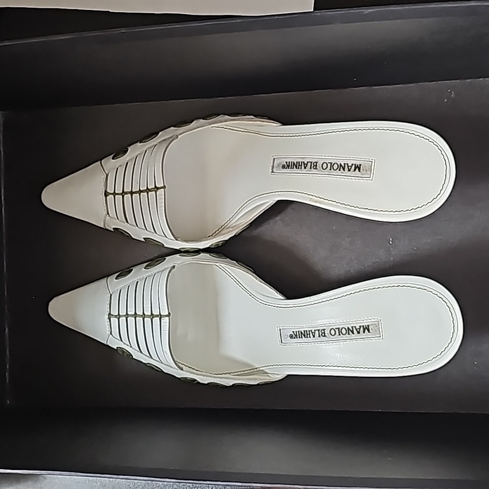 Manolo Blahnik slides